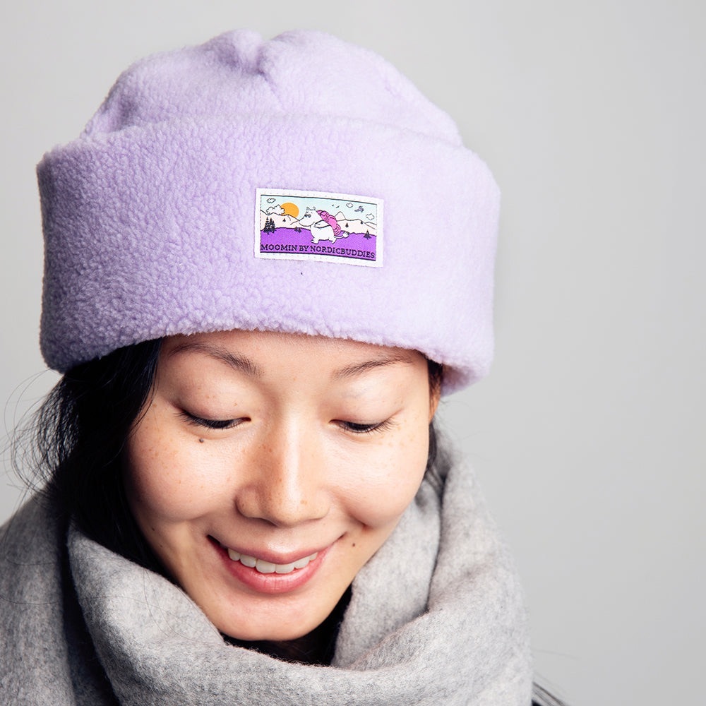 Moomintroll Fargo Fisherhat Beanie Lilac